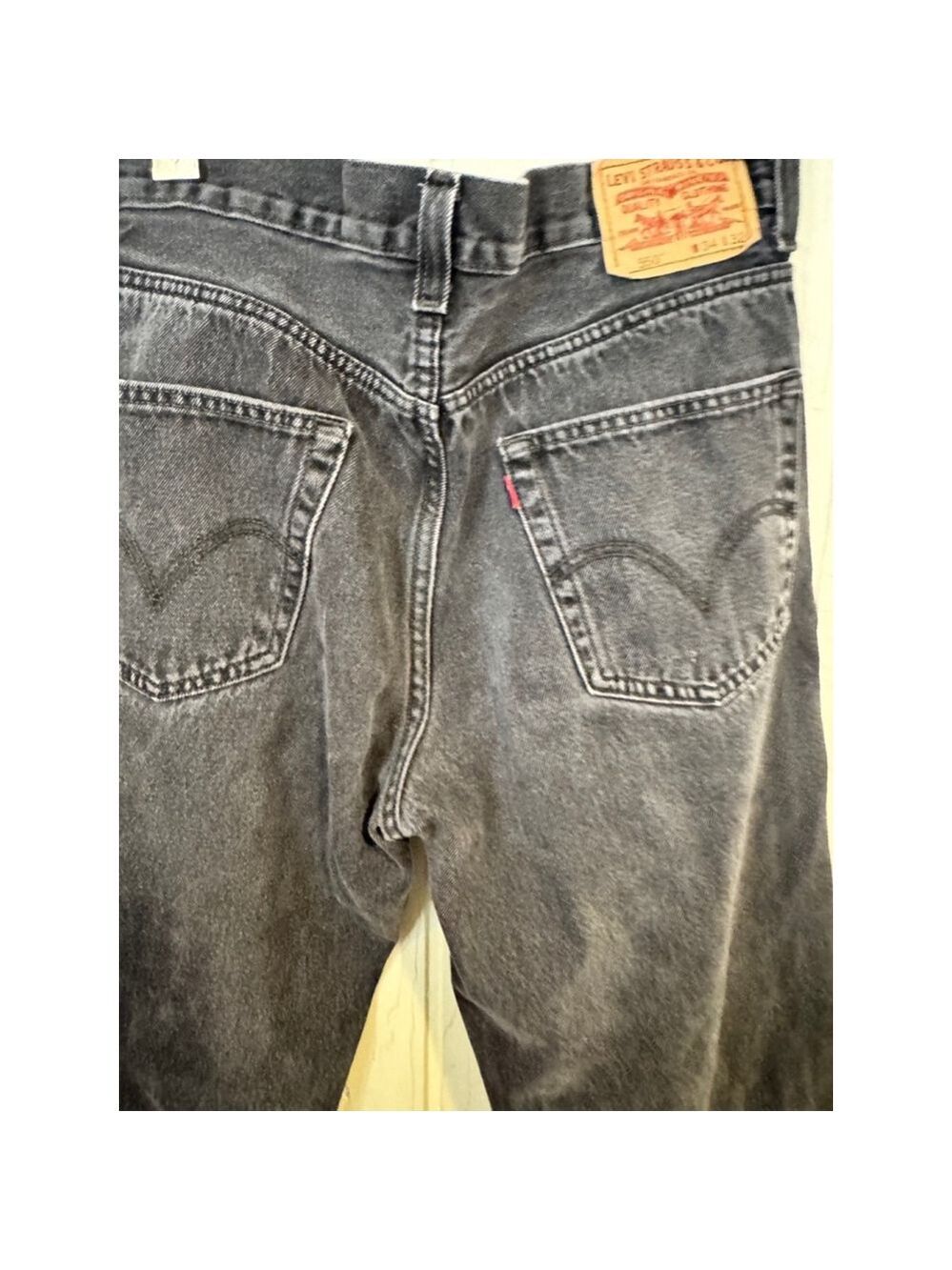 Levi's Men's Jeans Black W34 L32 - Picture 8 of 13